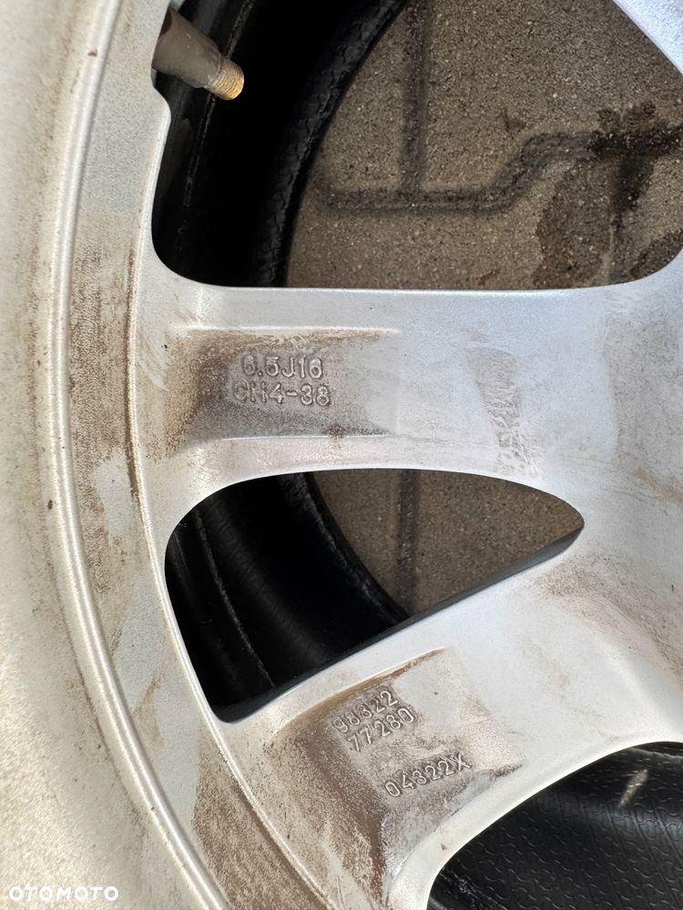Felgi Aluminiowe Opel 4x108 6,5Jx16 Et:38 - 7