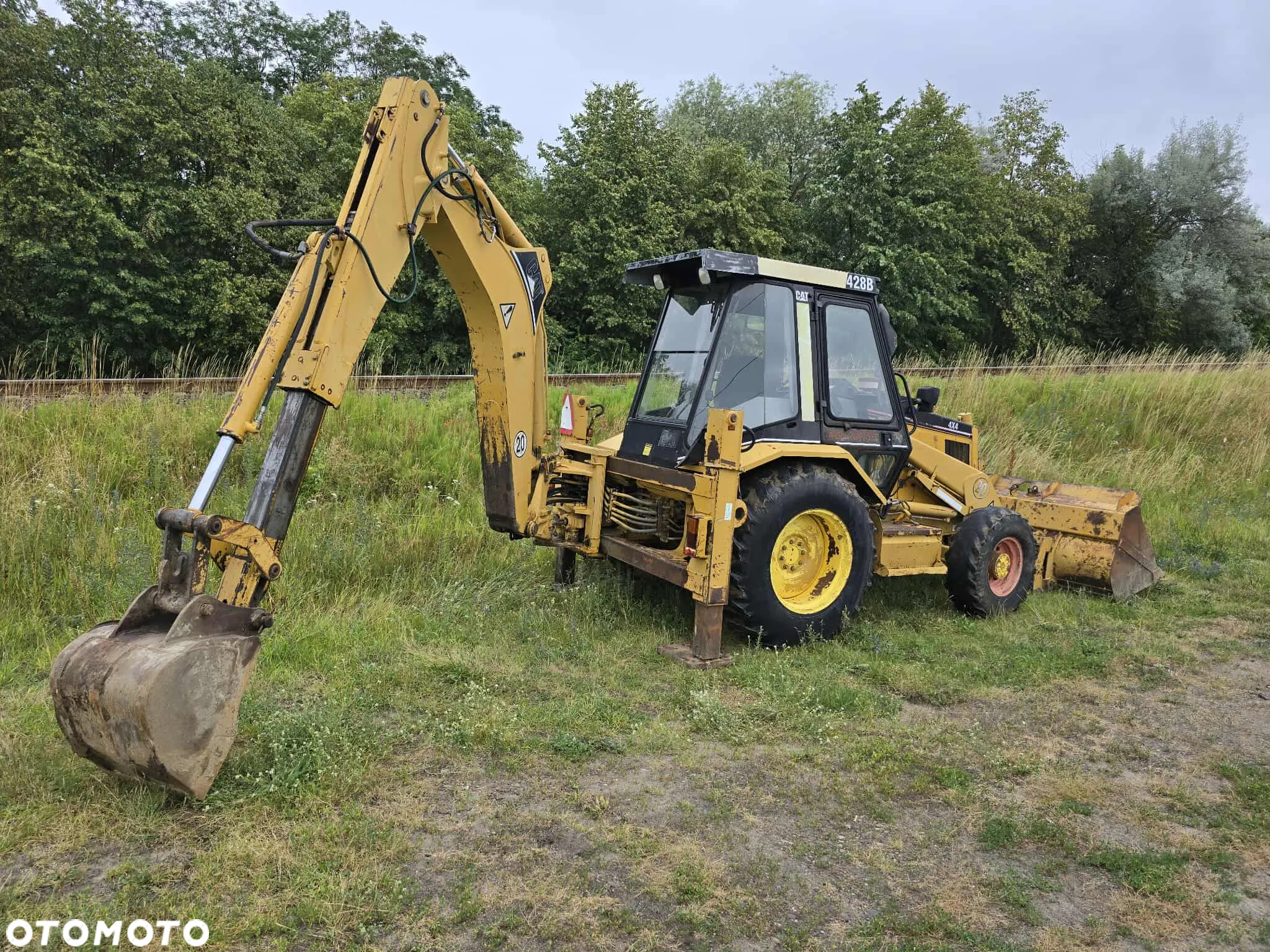 Caterpillar 428B 4x4 95KM SALON PL KROKODYL TELESKOP - 6