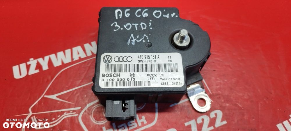 Moduł Sterowania Ładowania Akumulatora  Audi A6 C6 3.0 TDI Automat 2004 rok Części Blask Gołdap - 6
