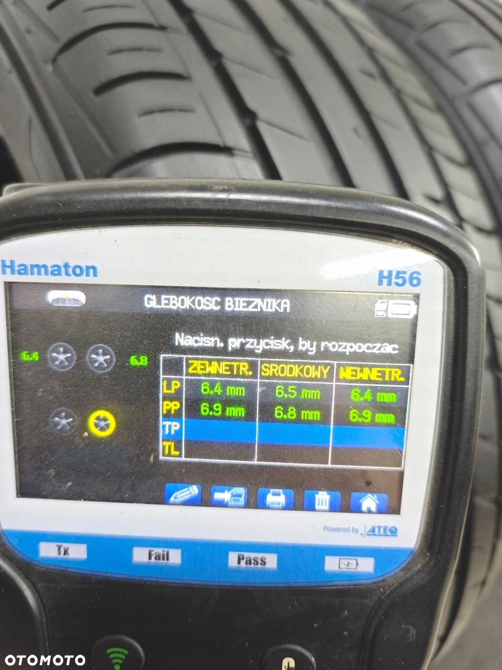 205/60R16 falken 2017 opony letnie 6,5mm 50912 - 8