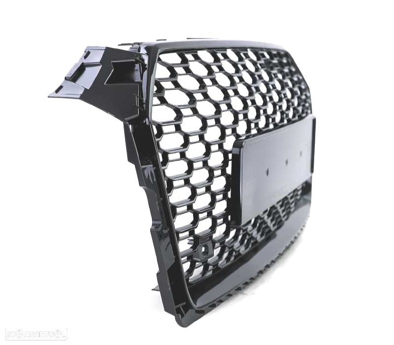 GRELHA DIANTEIRA AUDI A5 16-20 PDC LOOK RS5 PRETO BRILHANTE - 2