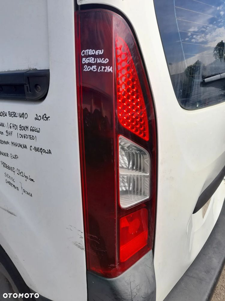 CITROEN BERLINGO II LAMPA LEWY TYŁ LEWA TYLNA - 5
