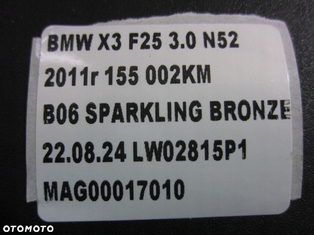 BMW X3 F25 X4 F26 PAS PRZEDNI BELKA 7371989 WZMOCNIENIE CZOŁOWE 51117371989 - 14