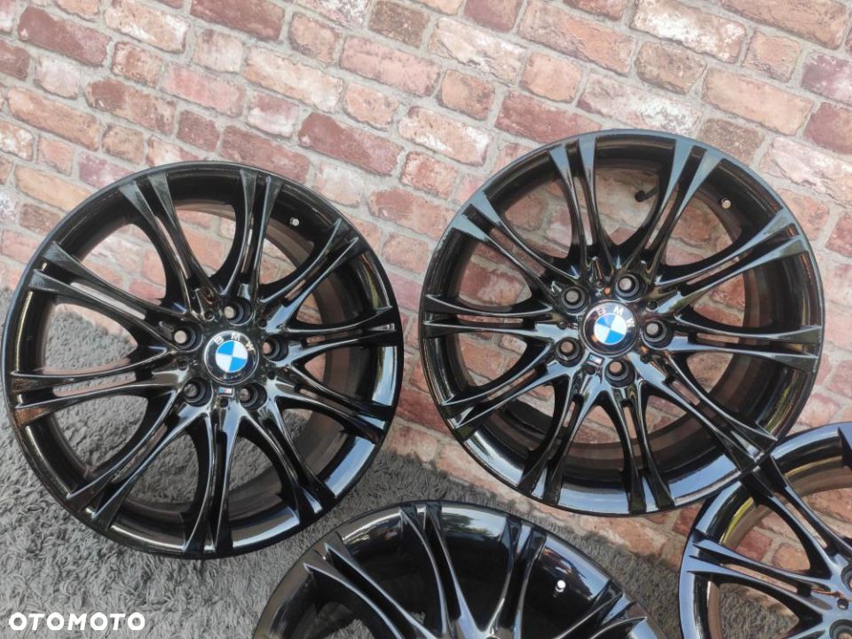 Oryginalne czarne felgi BMW 18 5x120 M pakiet Styling 135 E46 e36 E90 X3 F25 Z3 Z4 E81 E87 F30 E60 F10 F30 F34 JR 7896470 8j ET47 8.5j ET50 7915635576 - 23
