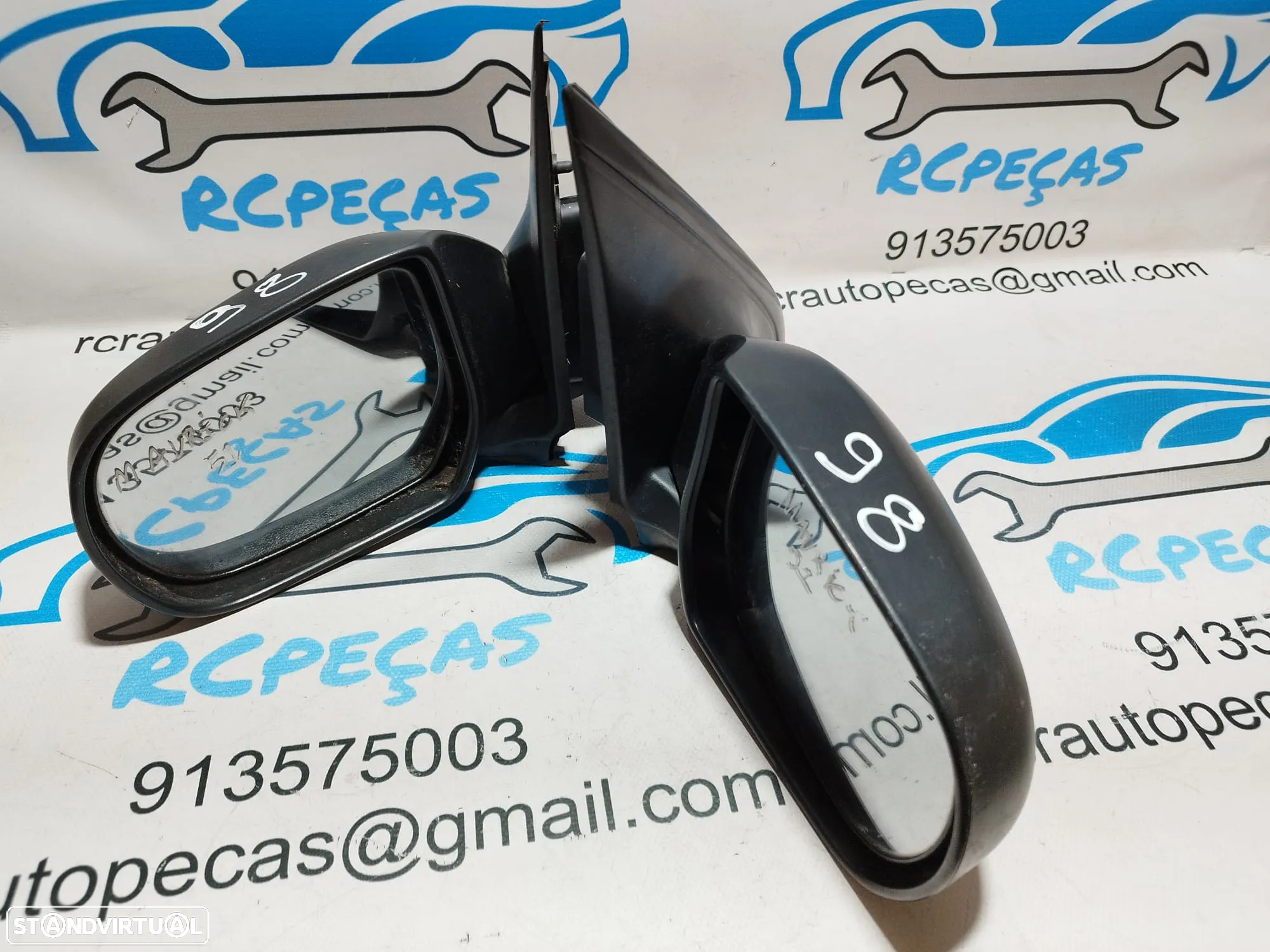 ESPELHO RETROVISOR ESQUERDO DIREITO MAZDA MPV II 2 MK2 LW LC6469180B LC6469120B TRIBUTE EP ELETRICO AQUECIDO ESPELHOS RETROVISORES - 4