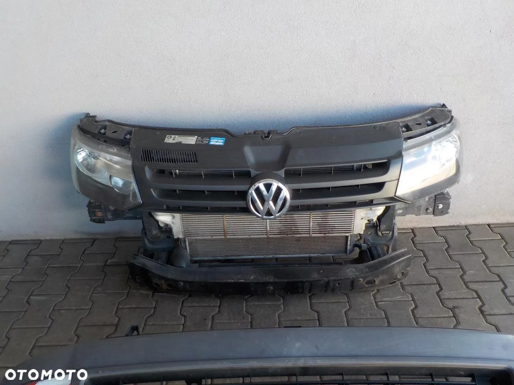 VW T5 LIFT KOMPLETNY PRZÓD PAS PRZEDNI WZMOCNIENIE CHŁODNICE LAMPY ZDERZAK - 2
