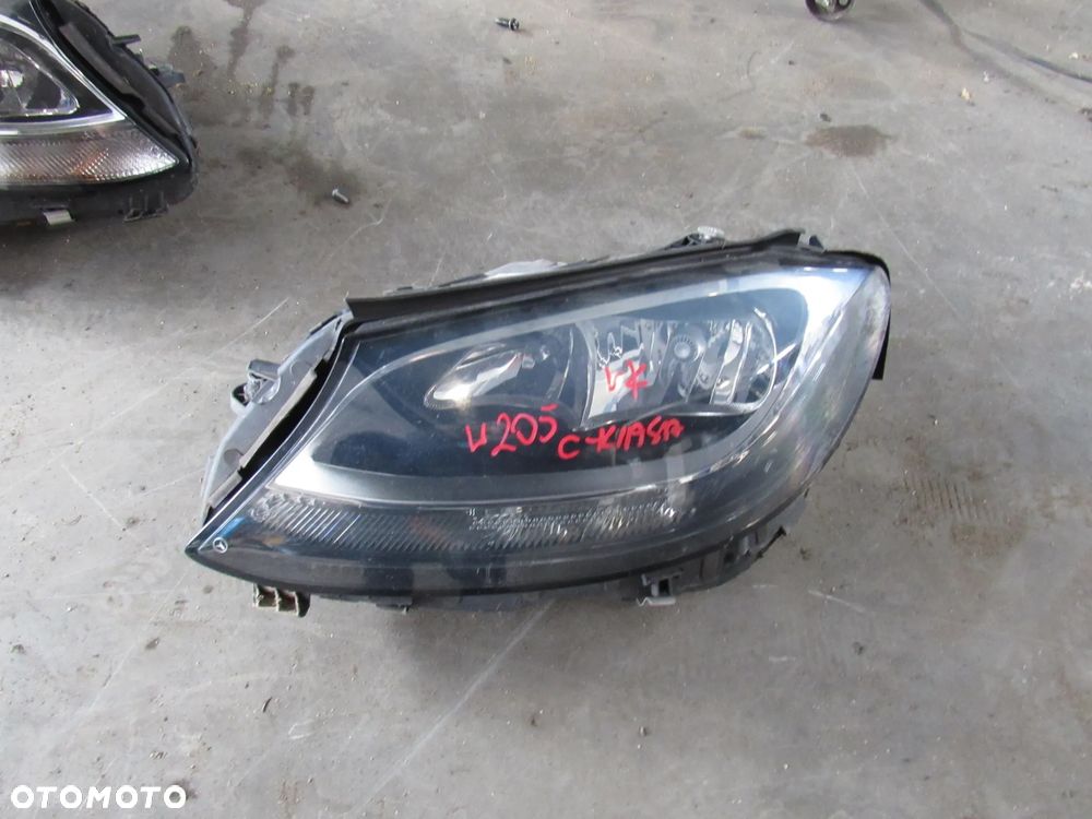 mercedes w205 c klasa przednia lewa prawa lampa uk - 1