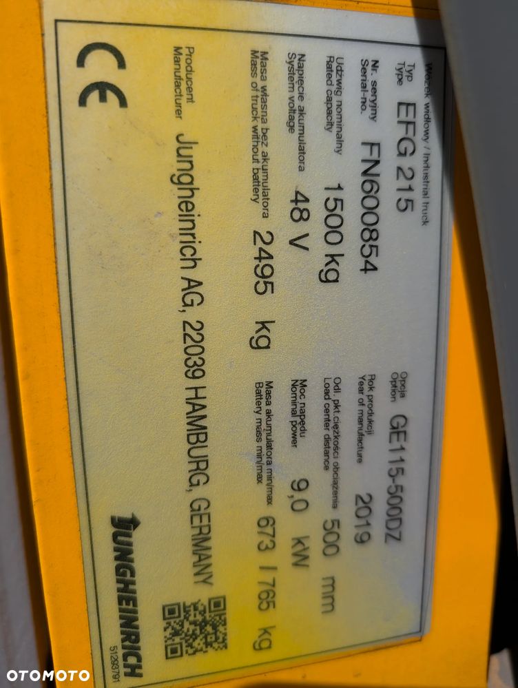 Jungheinrich EFG 215 - 10