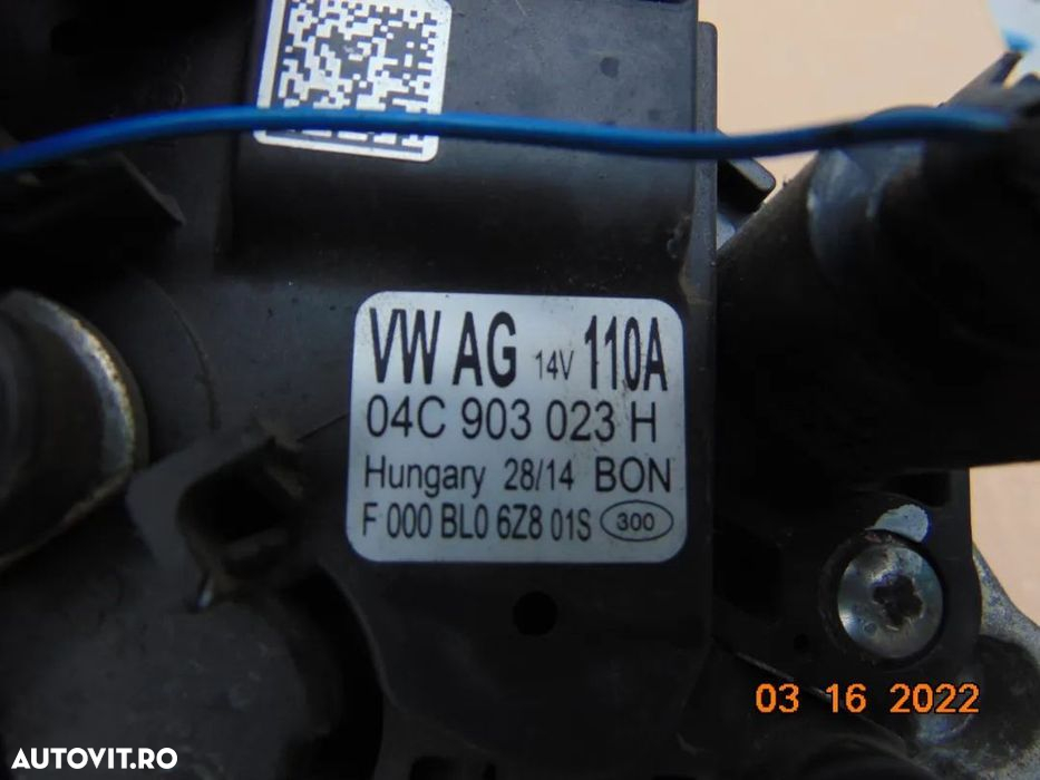 Alternator Seat Ibiza 1.0 VW up Polo Skoda fabia Cordoba Golf 7 leon o - 2
