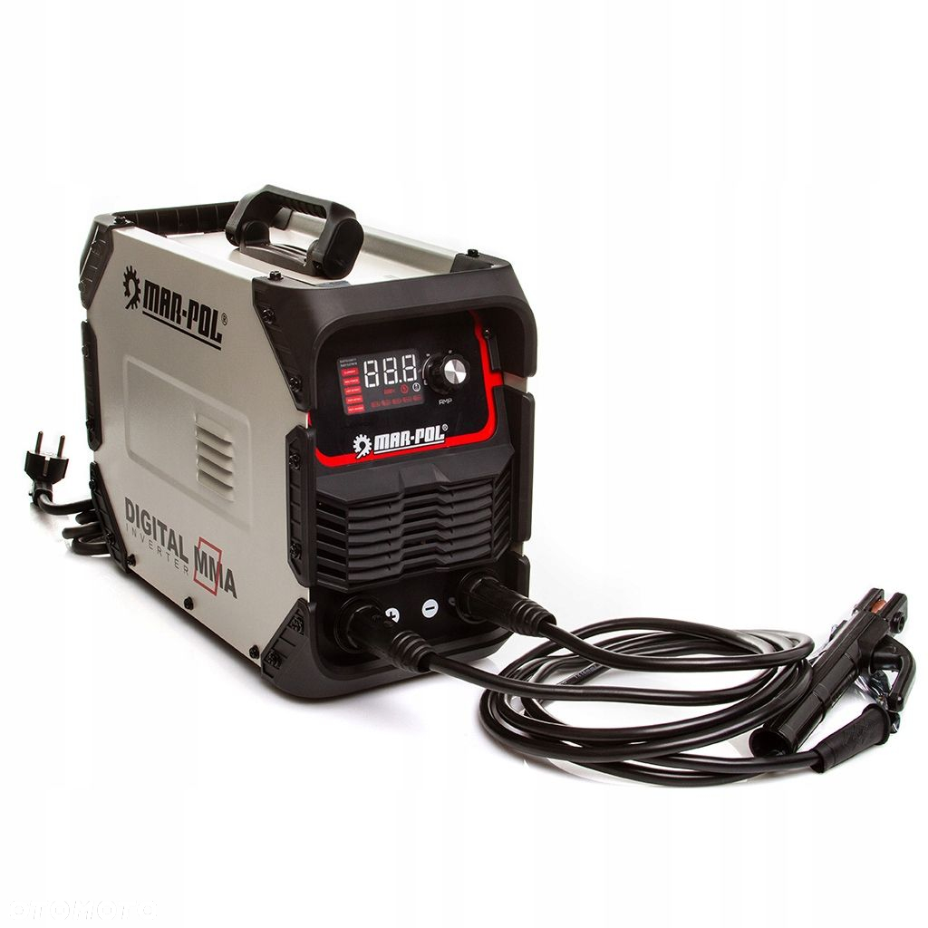 SPAWARKA INWERTOROWA INWERTEROWA 300A LCD MMA IGBT TIG LIFT MASKA PRZEWODY - 2