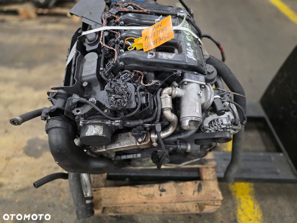 BMW M47T0E4 2.0d diesel silnik kompletny z pełnym osprzętem gotowy do montażu - 2