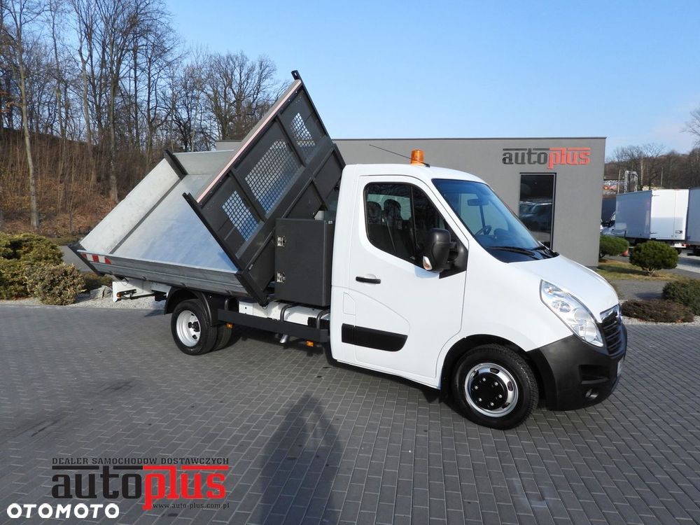 Opel MOVANO WYWROTKA TROJSTRONNA 3 MIEJSC BLIŹNIACZE KOŁA KLIMATYZACJA  130KM - 2