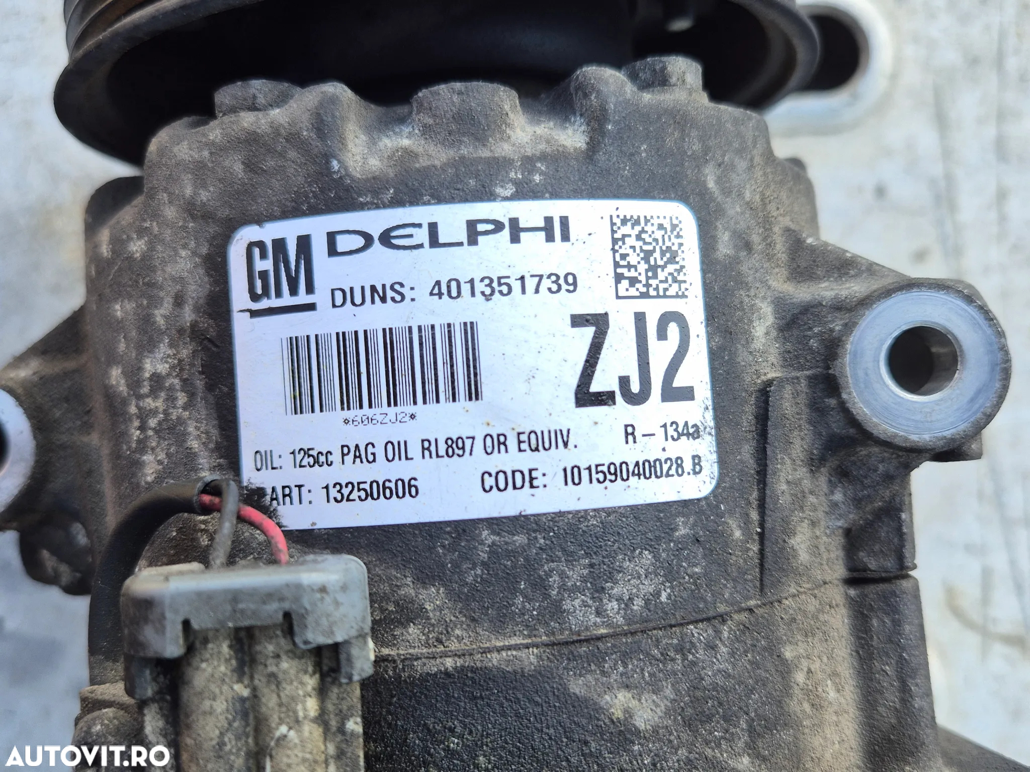 Compresor AC OPEL ASTRA J / ZAFIRA B 13250606 ZJ2 - 2