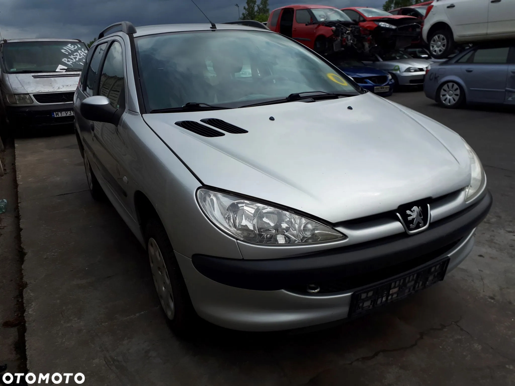PEUGEOT 206 SW LIFT 03-09 MASKA PRZÓD PRZEDNIA EZR - 15