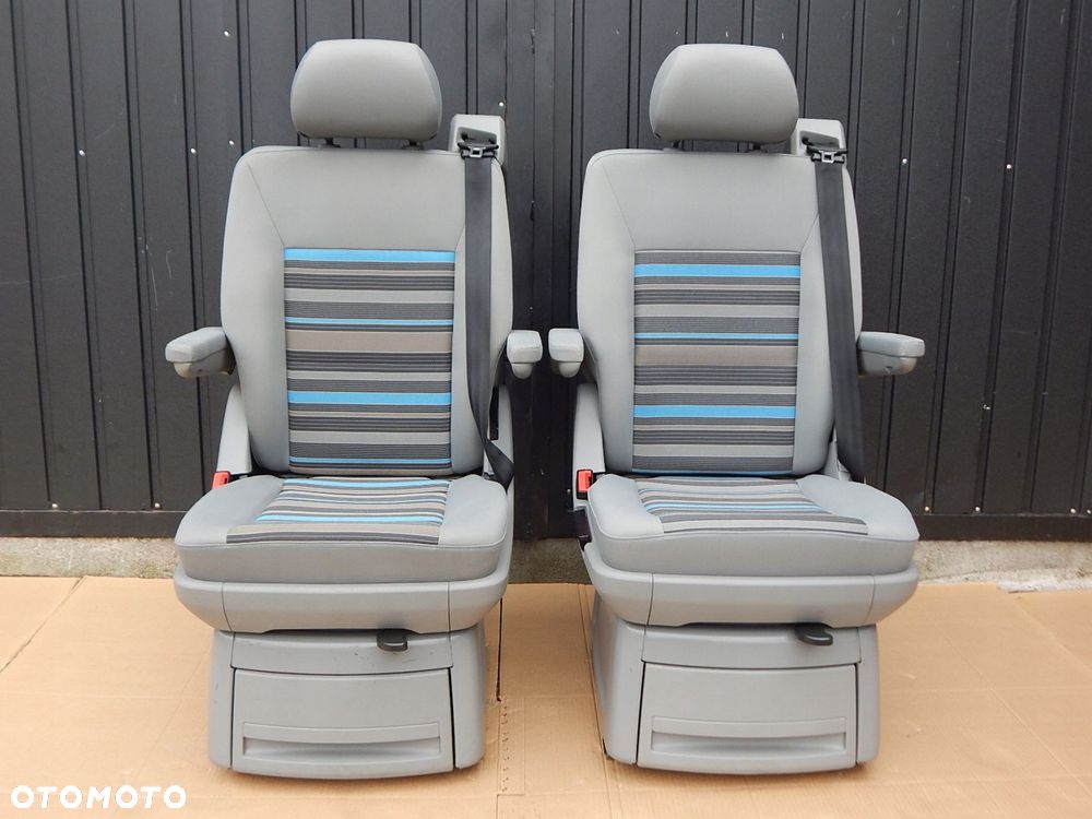 vw t5 t6 multivan california kamper fotel obrotowy tył podłokietnik takato - 10