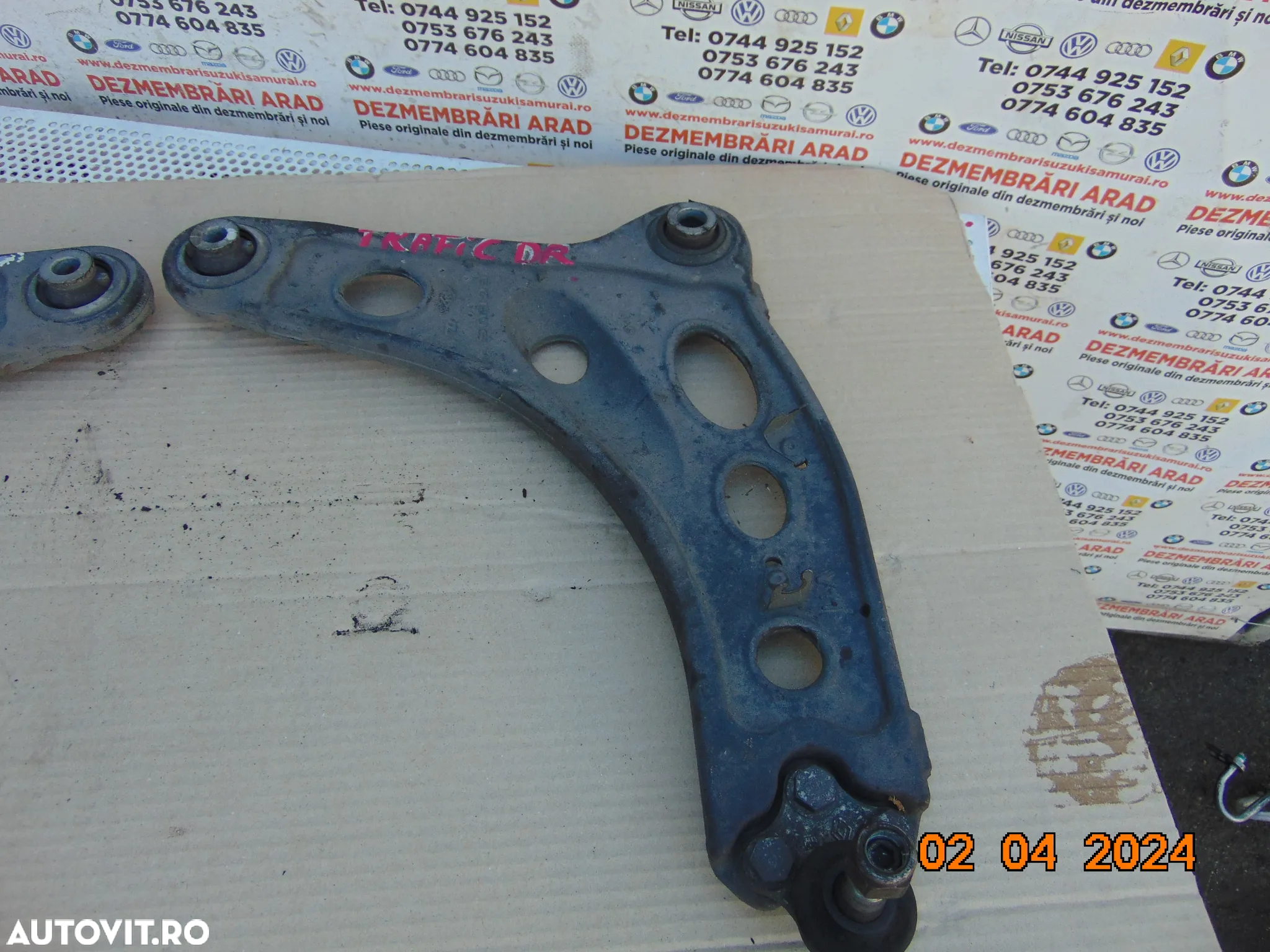 Bascula fata Renault Trafic 2014-2022 Opel Vivaro Bascule fata stanga dreapta brat brate - 3