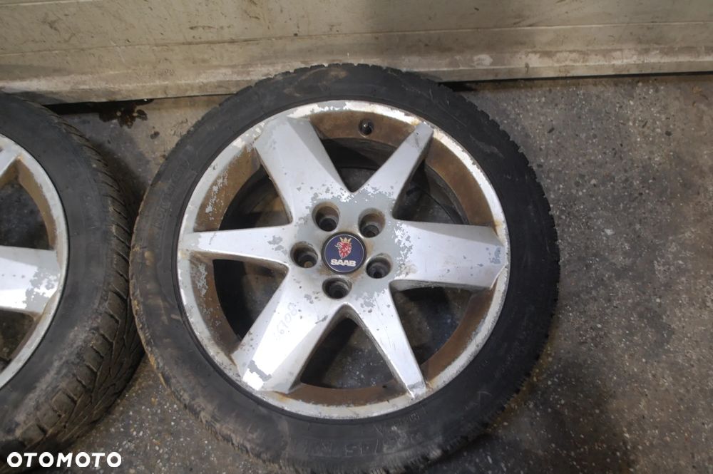 FELGI KOŁA ALUMINIOWE 127S6708 5X110 7.5J ET41 SAAB 93 225/45R17 OPONY ZIMOWE - 5