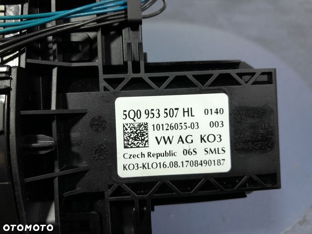 VW GOLF VII LIFT PRZEŁĄCZNIK ZESPOLONY MANETKI TAŚMA 5Q0953507HL - 7