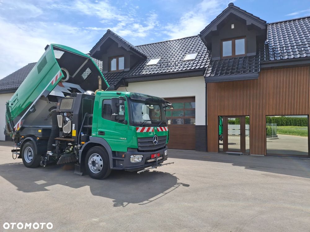 Mercedes-Benz Atego 1523 Zamiatarka Schmidt SK600 Karcher Euro 6 PM10 Listwa Wysokiego Ciśnienia 2 Silniki Szczotki L/R Rura Do Liści 2016r - 5