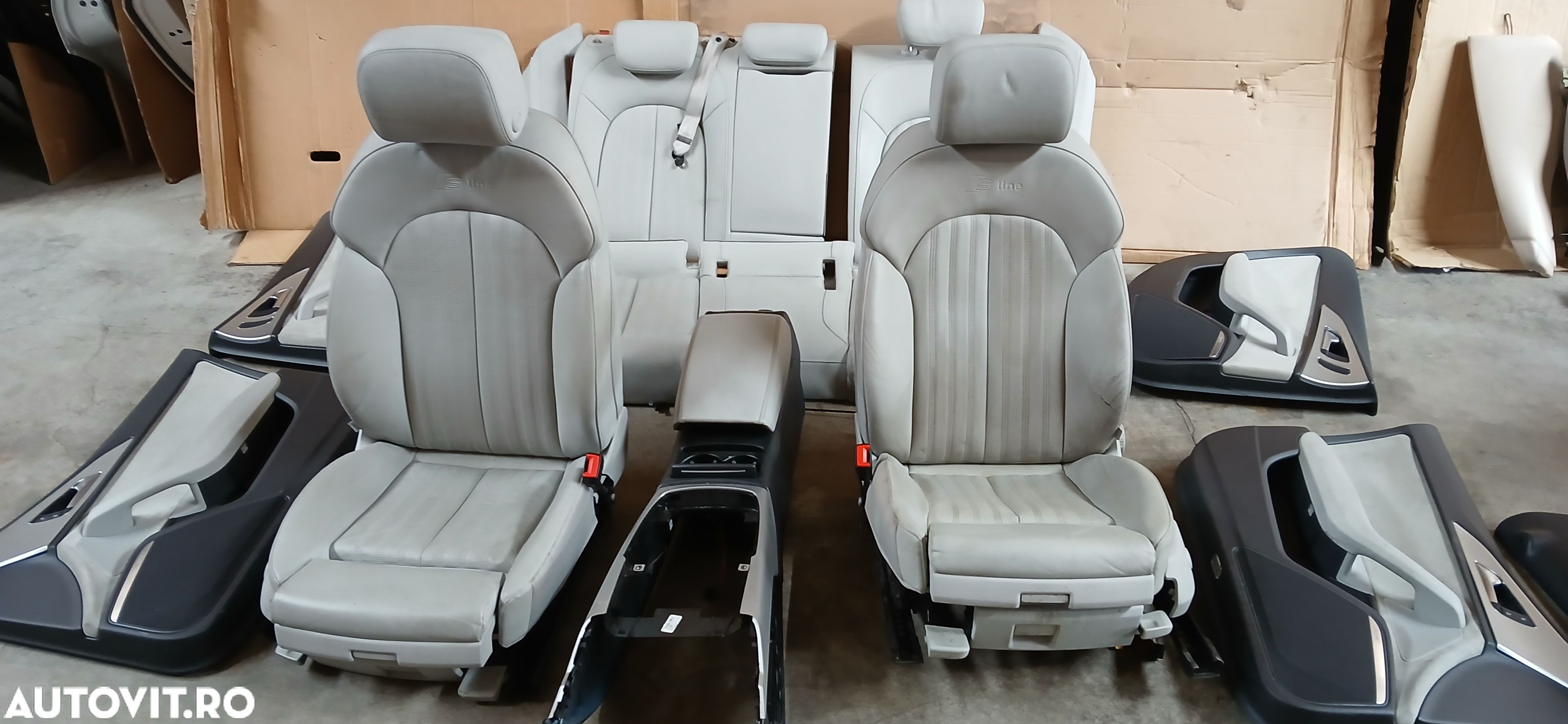 Interior de piele S-line Audi A6 4G c7 2013-2018 - 1