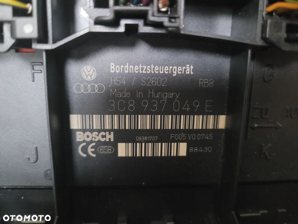 VW Scirocco Moduł Komfortu 3C8937049E - 3