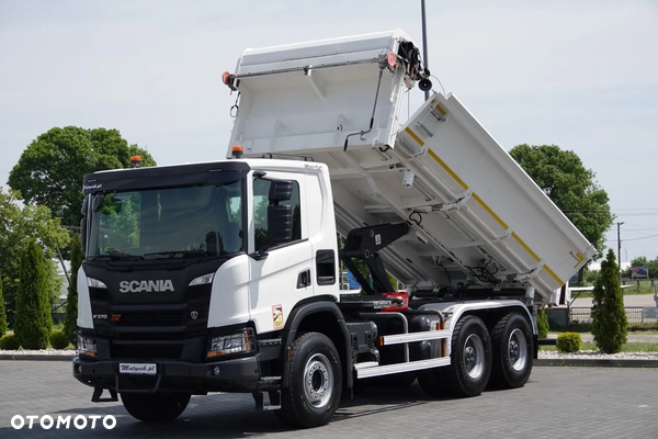 Scania P 370 XT / 6x4 / WYWROTKA / HYDROBURTA / BORDMATIC / 2021 ROK