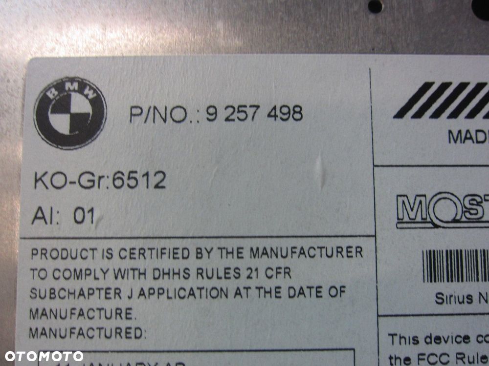 BMW X3 F25 CZYTNIK NAWIGACJI RADIO 65129244139 65129273873 9273873 9244139 - 7