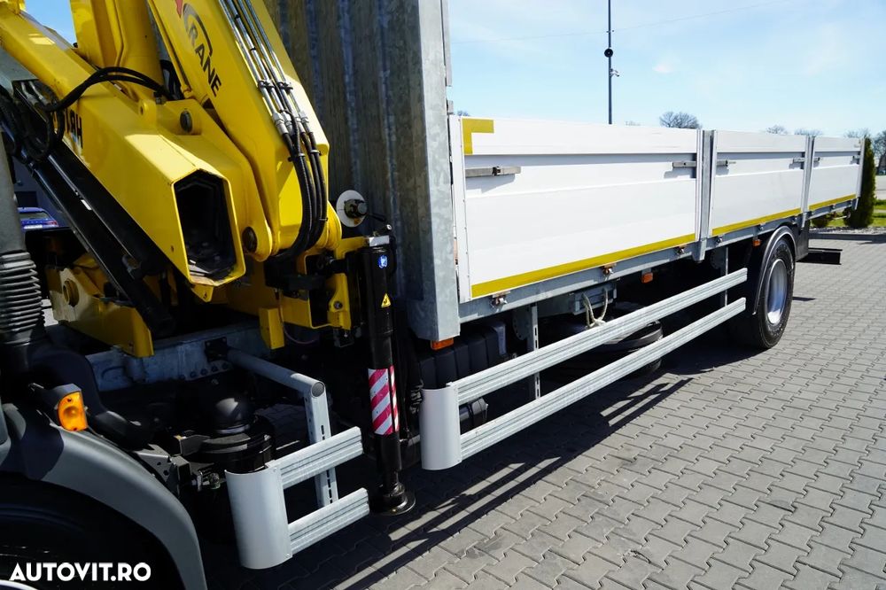 Volvo FL 280 / 4X2 / CAROSERIE 7,3 M / HYVA DRIVE / PILOT / FURCĂ PENTRU PALEȚI / ROTATOR / EURO 6 - 16