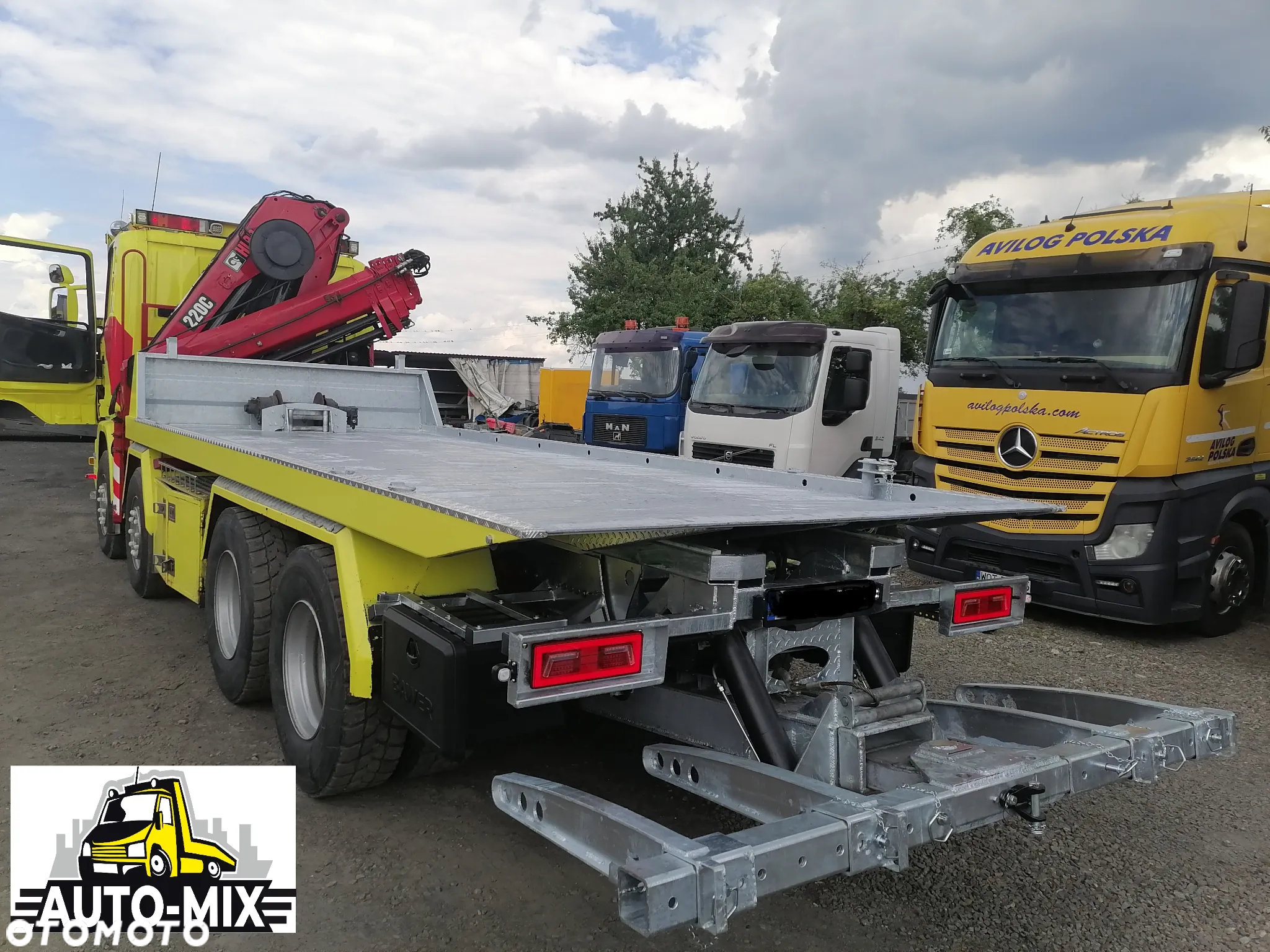 MAN auto laweta najazd hydrauliczny producent - 7
