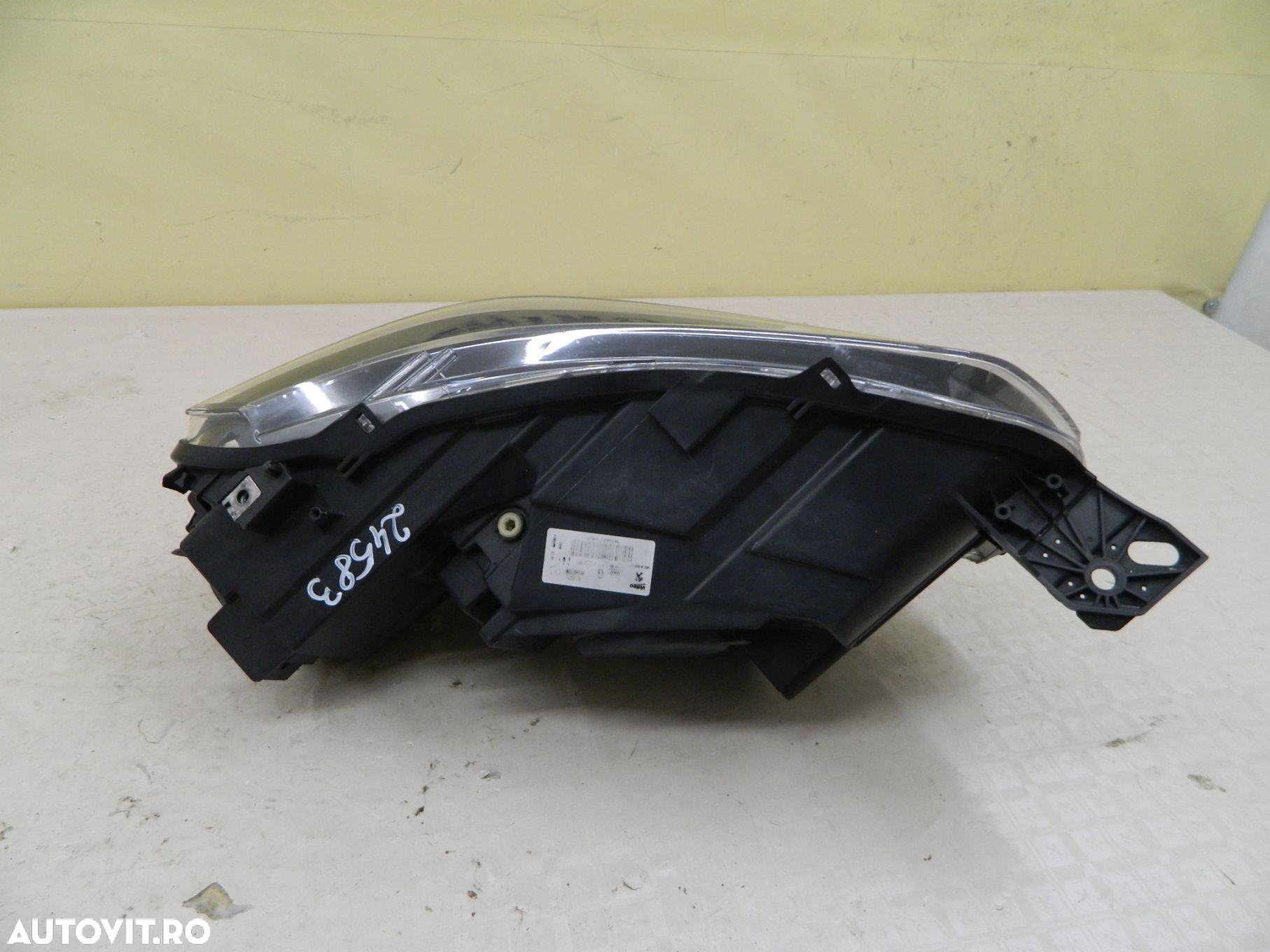 Far stanga Peugeot Rifter Halogen LED, 2018, 2019, 2020, 2021, 2022,cod origine 9816827280. - 7