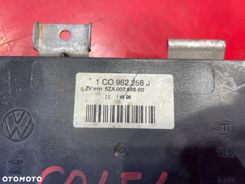 MODUŁ STEROWNIK KOMFORTU 1C0962258J VOLKSWAGEN GOLF 4 - 2