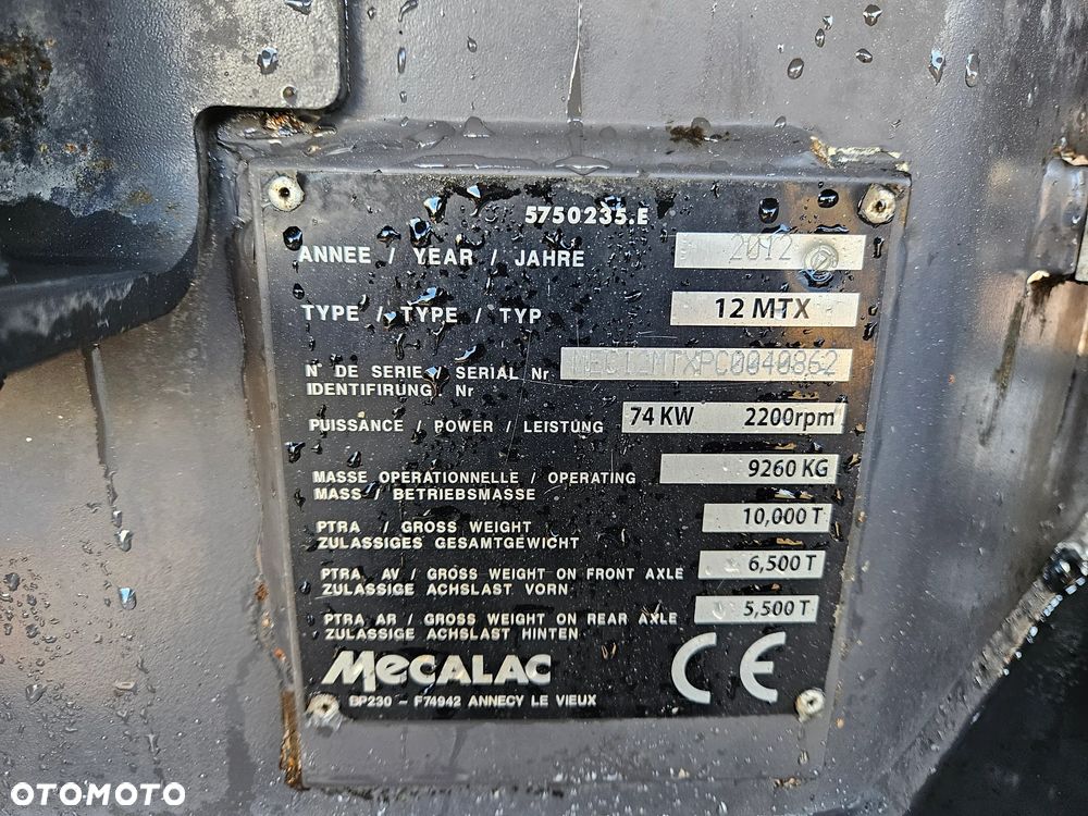 Mecalac MTX12 - 9