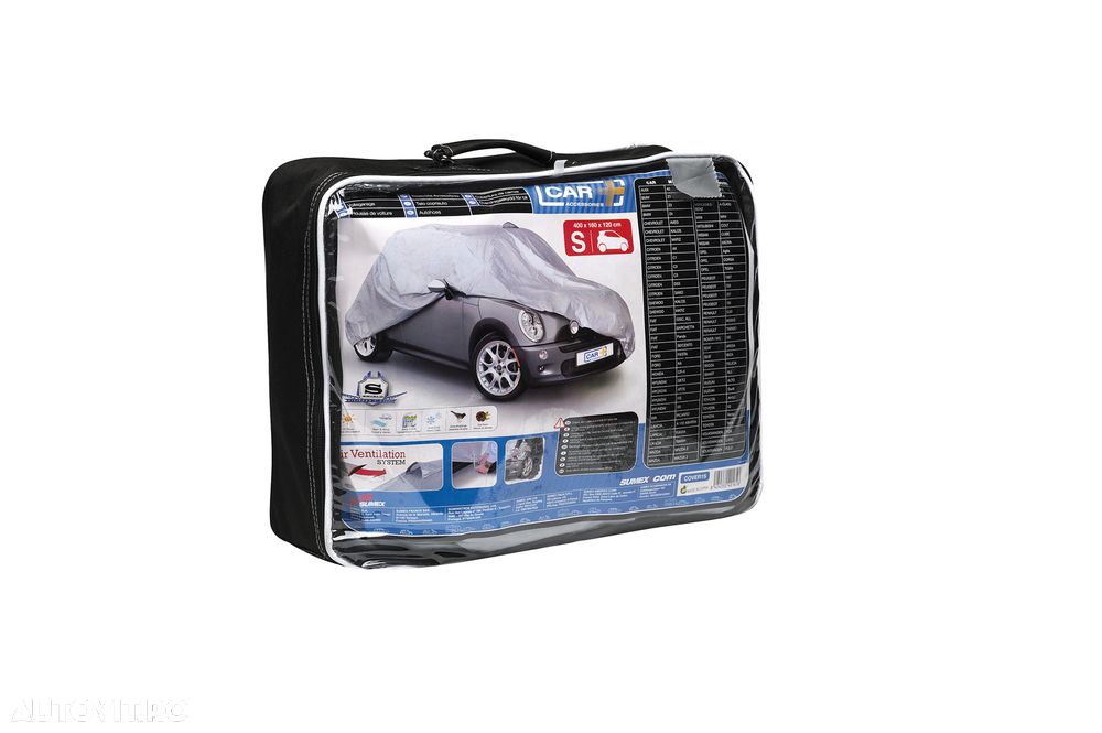 Prelata auto, husa exterioara impermeabila S-size 400X160X120CM - 2