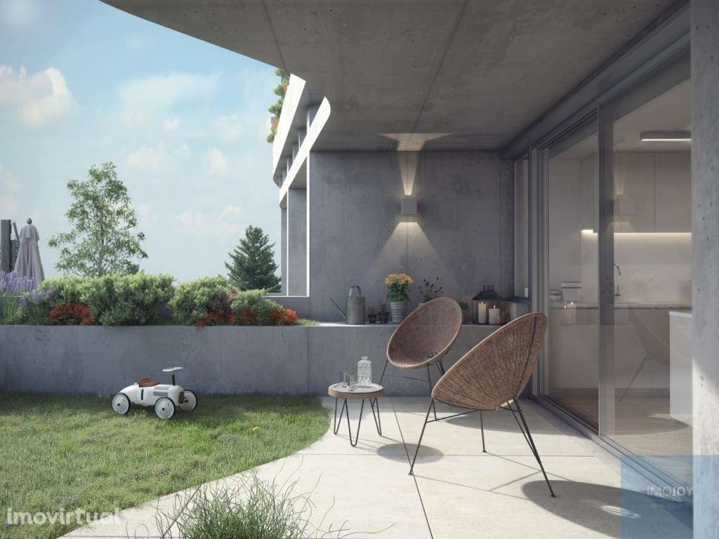 Apartamento T3 com Jardim em Construção na Foz - Grande imagem: 2/10