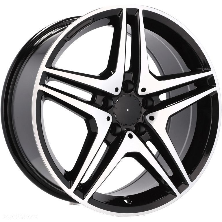 4x Felgi 17 5x112 m.in. do MERCEDES A W177 B W246 W247 C W204 W205 E W211 W212 W213 - BK443 - 3