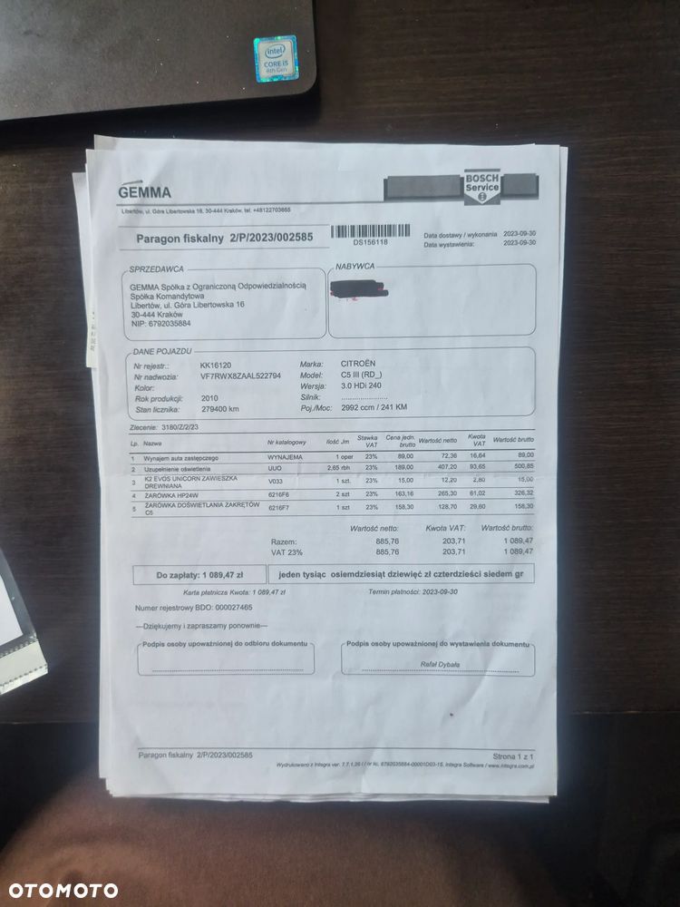 Citroën C5 3.0 HDi V6 Exclusive Equilibre Navi - 10