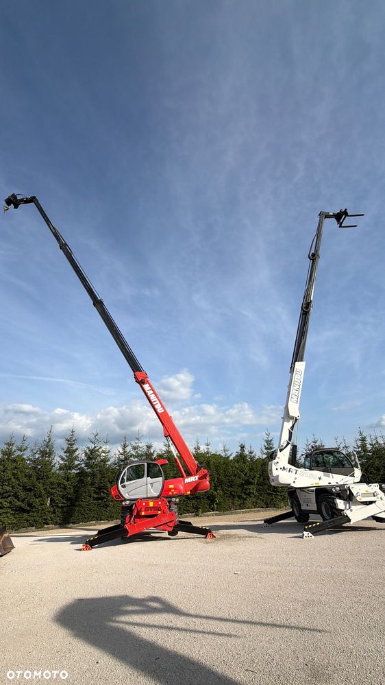 Manitou Ładowarka teleskopowa Manitou Mrt 2150 + Privilage Roto obrotowa 360 Pilot sterowanie radiowe Kosz Widły 2016/17 1840 2550 2540 silnik Mercedes 2150+ Merlo - 38