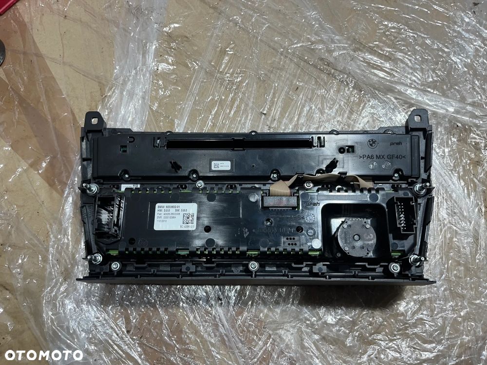 BMW 5 F10 PANEL STEROWANIA NAWIEWU 9233632 - 2