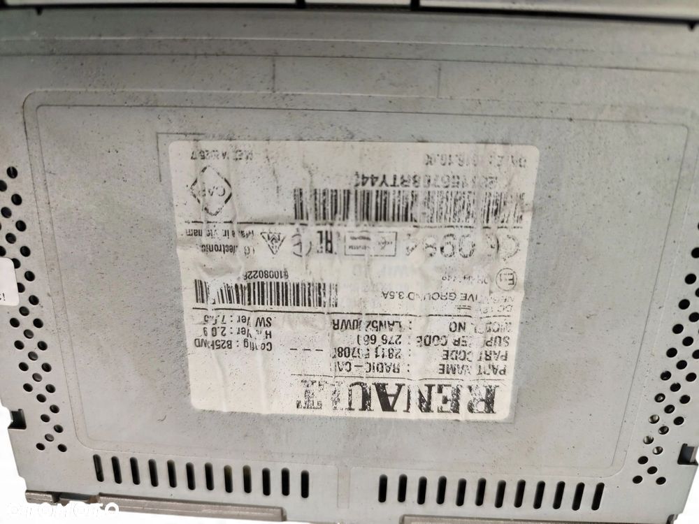 RADIO RENAULT TRAFIC III (2014-2019) 1.6 DCI 125KM 281156708R - 2