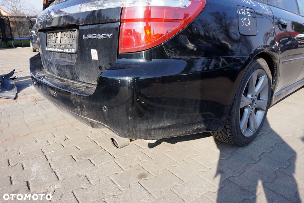 ZDERZAK TYLNY PDC LEGACY IV BL LIFT KOMBI 32J  CZARNY SUBARU 2006-2009 - 2