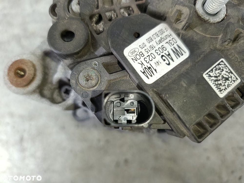 ALTERNATOR VW GOLF VII 03L903023K  F000BL0800 BOSCH 1.6 TDI 105KM - 8