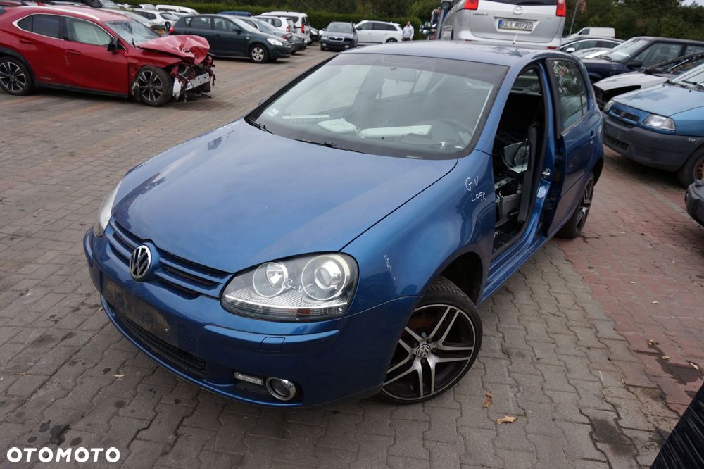VOLKSWAGEN GOLF V 5D HB 2007 LA5K 1.4 TSI CAXA 122KM JPG NIEBIESKI na części - 1