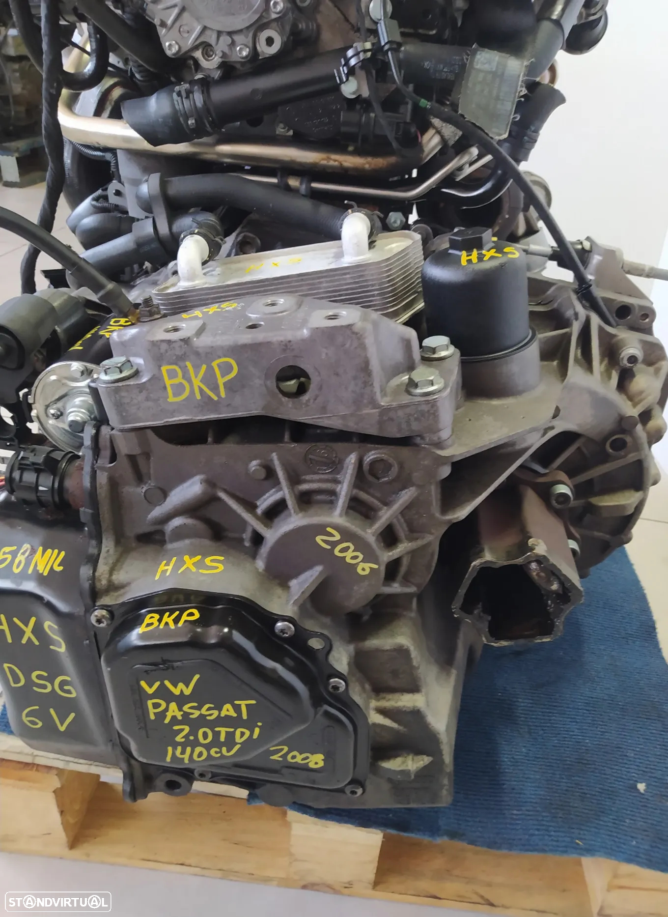 Motor vw passat 2.0TDI 140cv BKP caixa automatica DSG HXS - 14