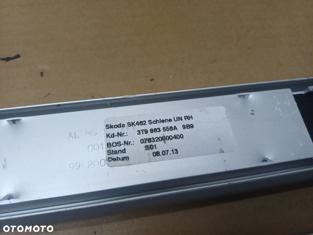 Zestaw mocowania bagażu przegroda bagaznika skoda Superb II kombi FIXIERSET 4F9860379 3T9863556A 4F9860204 - 9