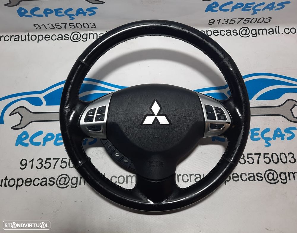 VOLANTE GUIADOR COMPLETO MITSUBISHI PELE COMANDOS MULTIFUNÇÕES AIRBAG 4400A236XB MN101542XA MITSUBISHI LANCER VIII 8 MK8 SPORTBACK CX CYA CZA - 7