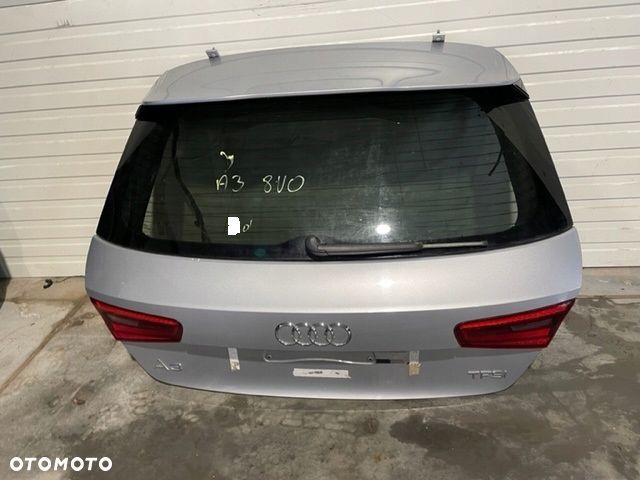 AUDI A3 8V KLAPA stan bdb kolor srebrny 3d 2014r - 2