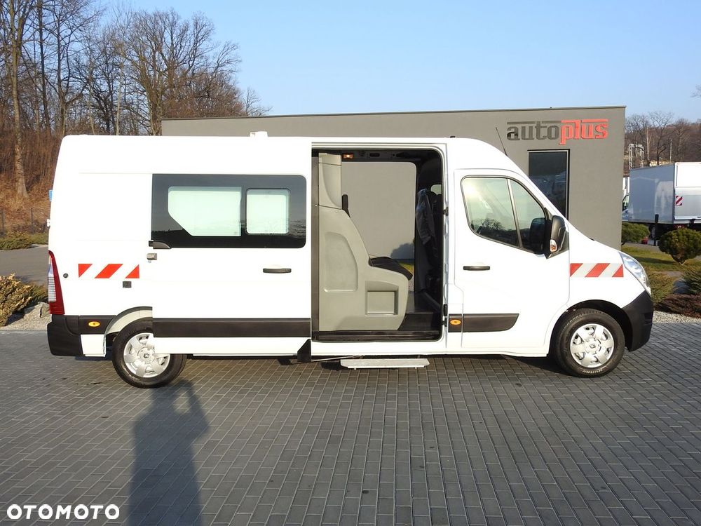 Renault MASTER FURGON BRYGADÓWKA  7 MIEJSC TEMPOMAT KLIMATYZACJA  130KM - 9