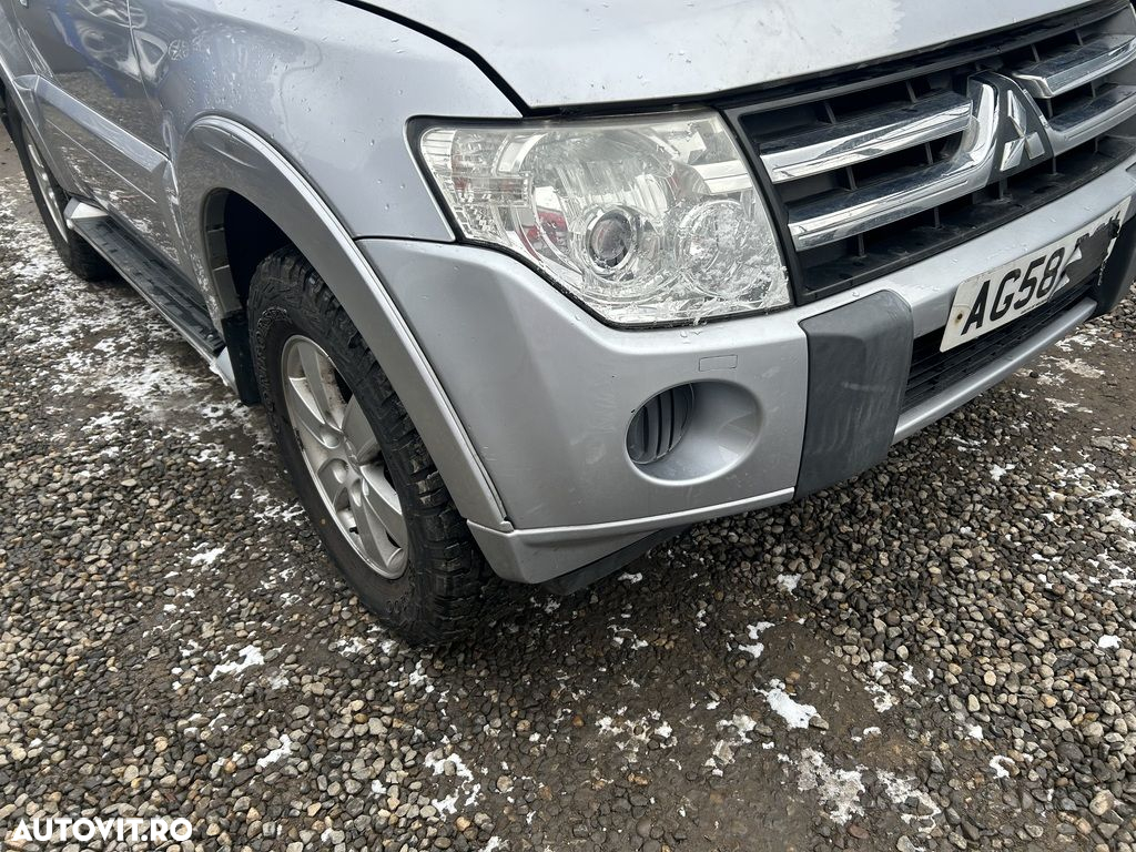 Bara fata Mitsubishi Shogun Pajero 2006 - 2011 GRI (1191) model fara spalatoare far - 4