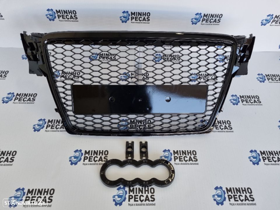 Grelha Frontal Audi A4 (B8) Look RS (2007 a 2012) - 1