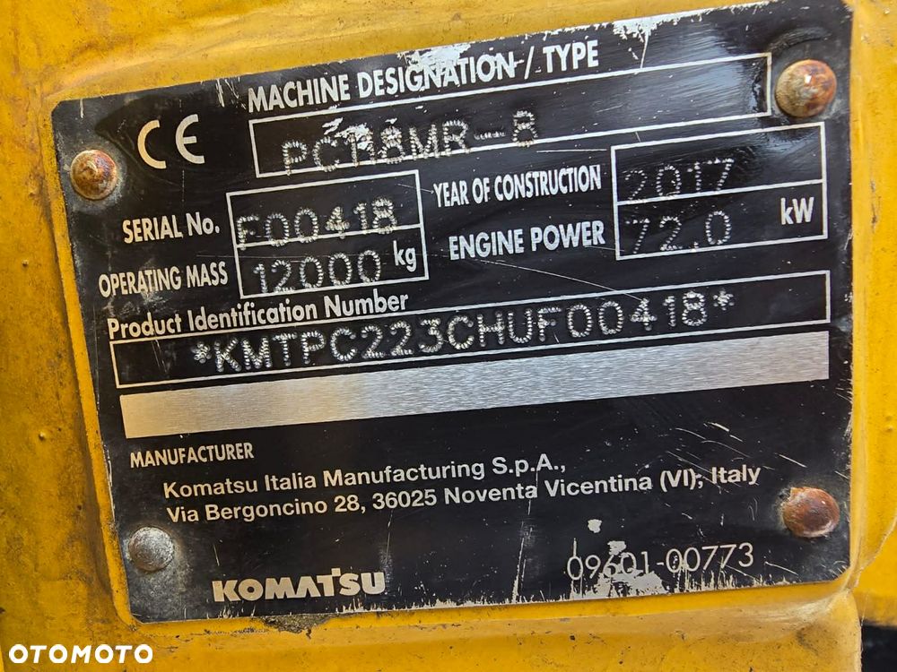 Komatsu PC118MR-8 - 8